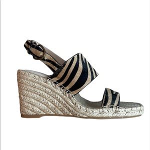Banana Republic Pony Hair ESPADRILLE WEDGE Sandals